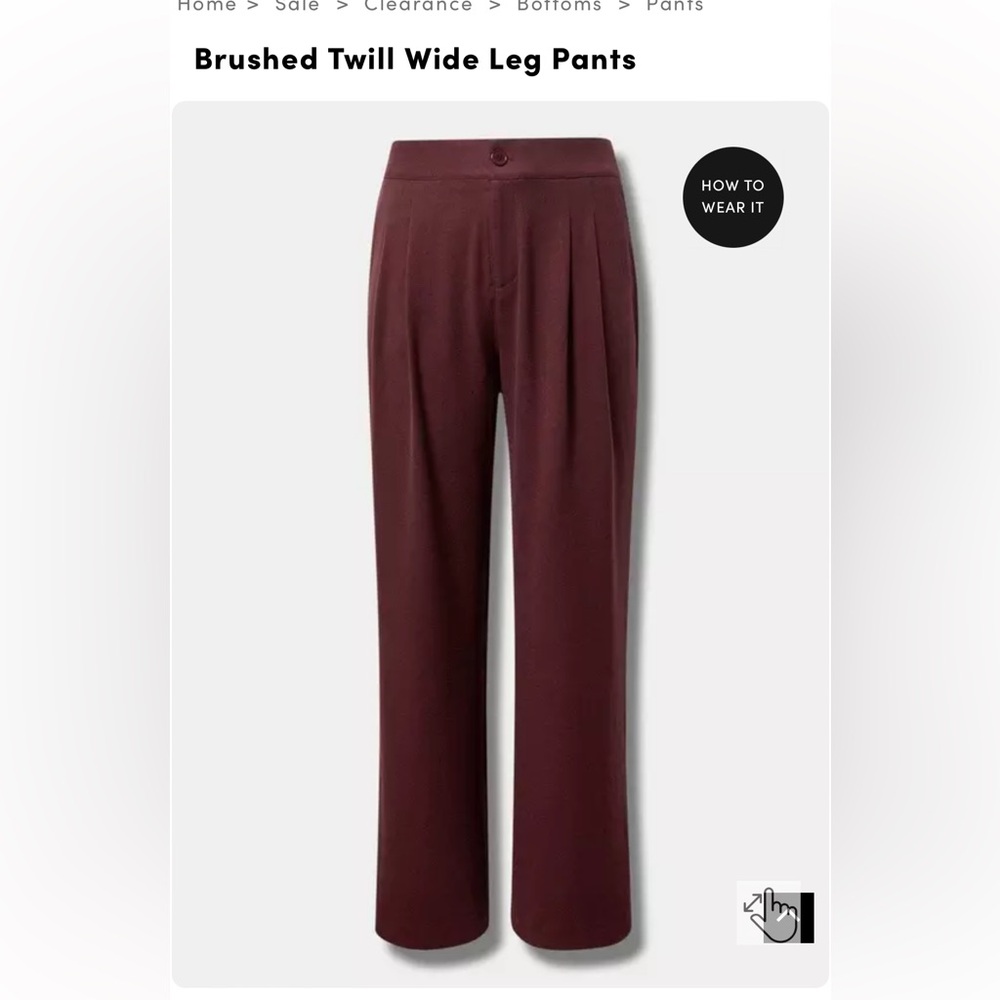 Elegant Burgundy Trousers